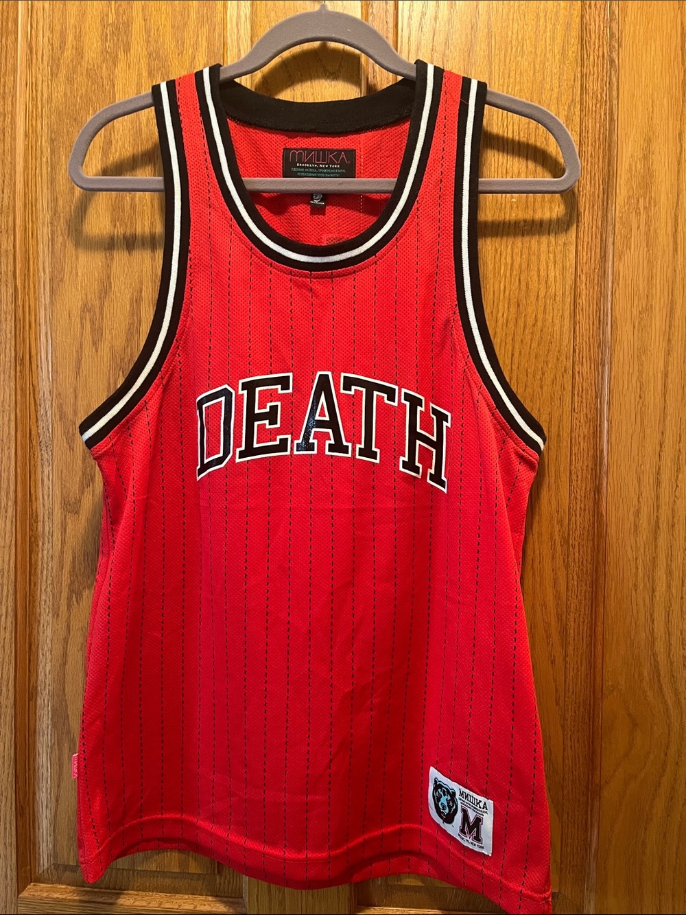 Mishka Basketball Jersey with Black  Trim and Number 78 street wear skate